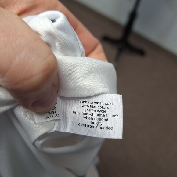 Lane Bryant Shirt Dress V-Neck 3/4 Sleeve Striped Multicolor Women's Size 22 - Picture 6 of 12